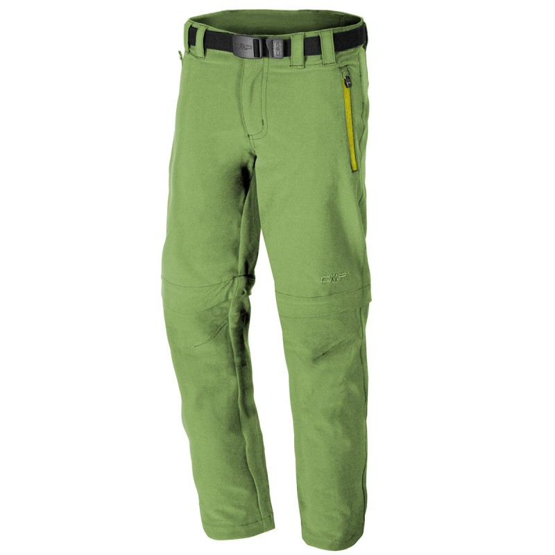 Pantalone trekking Cmp Zip Off Junior verde CMP Abbigliamento outdoor junior