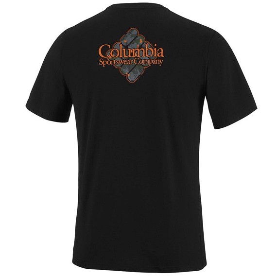 COLUMBIA Trekking t-shirt Columbia Gem Seal Man black
