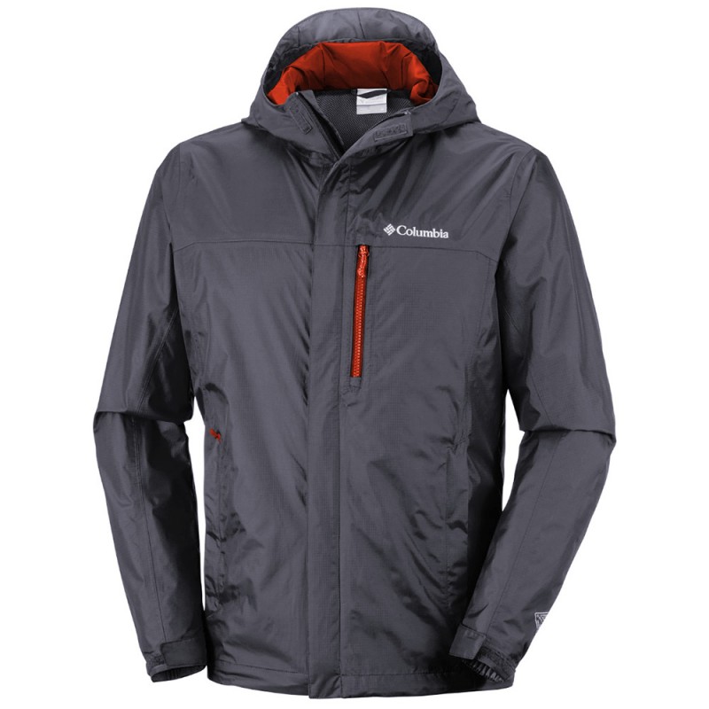 Rain jacket Columbia Pouring Adventure II Man grey EN