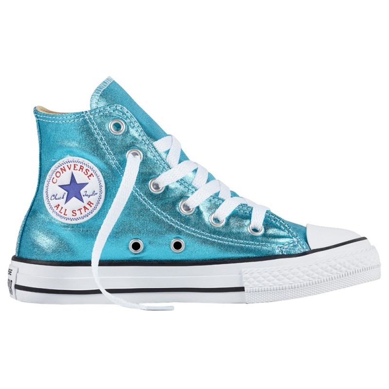 Sneakers Converse All Star Chuck Taylor Metallic Girl turchese ملصقات سبايدر مان Sneakers Converse All Star Chuck Taylor Metallic Girl turchese ملصقات سبايدر مان