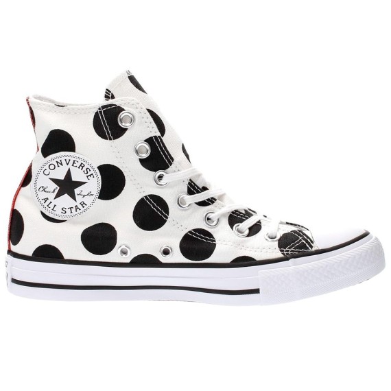 Sneakers Converse All Star Canvas Print Mujer blanco-negro