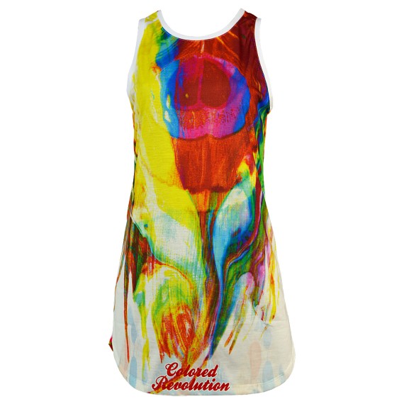 t-shirt Colored Revolution Plume Donna