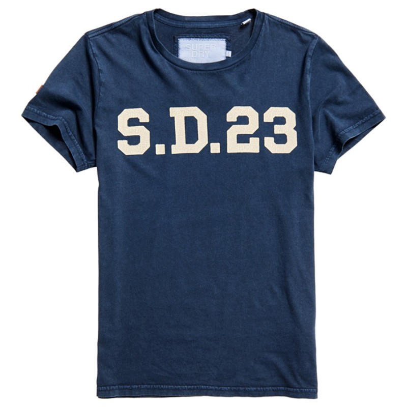 T-shirt Superdry Solo Sport Homme bleu