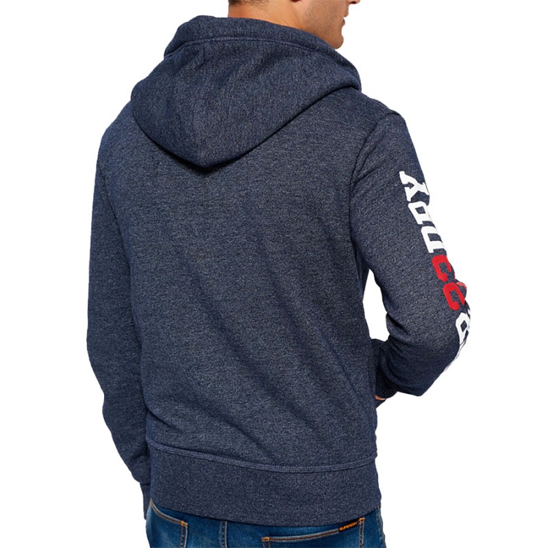 Superdry Trackster Ziphood Sweat-Shirt Homme 