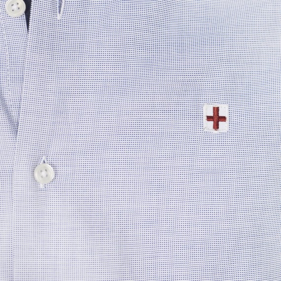 Camisa Canottieri Portofino Hombre a cuadros azul-blanco