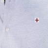 Chemise Canottieri Portofino Homme à carreaux bleu-blanc