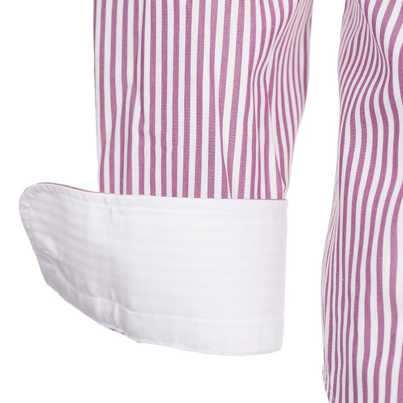 Camicia Canottieri Portofino Uomo a righe bianco-rosa CANOTTIERI PORTOFINO Camicie
