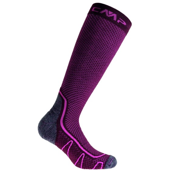 Calcetines trekking Cmp Poly High fucsia