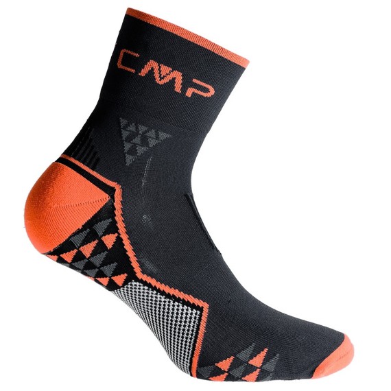 CMP Trail running socks Cmp Skinlife black-orange