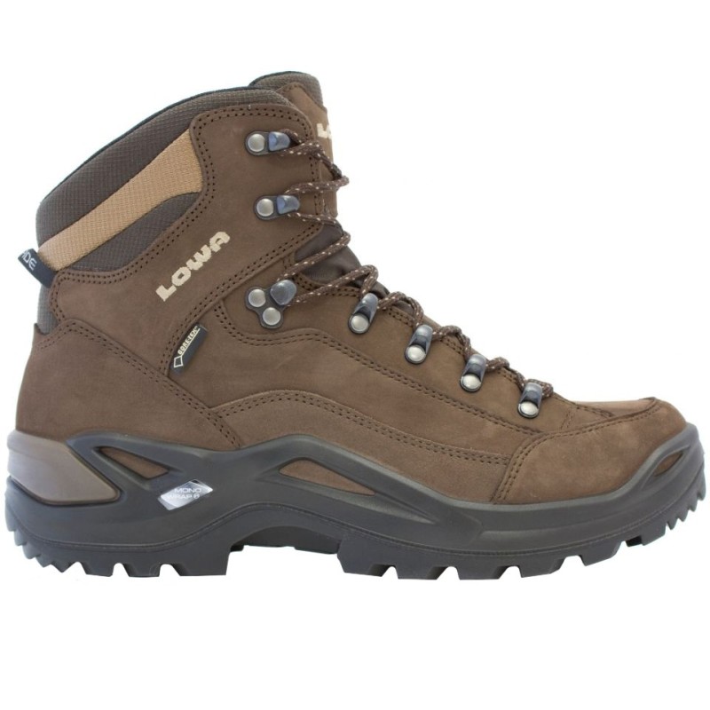 Zapatos trekking Lowa Renegade Gtx Mid Hombre gris-marrón