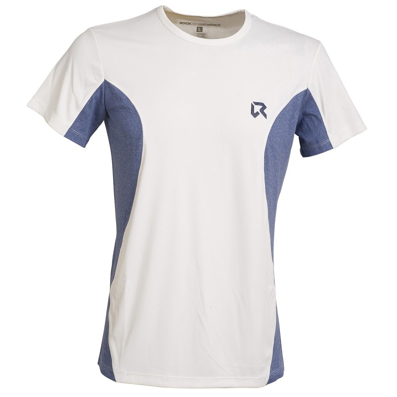 T-shirt trail running Rock Experience Rapid 5 Homme blanc