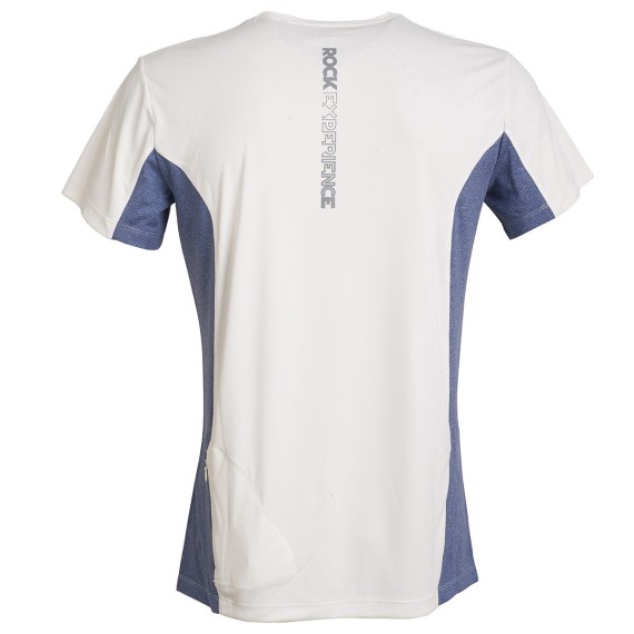 T-shirt trail running Rock Experience Rapid 5 Hombre blanco