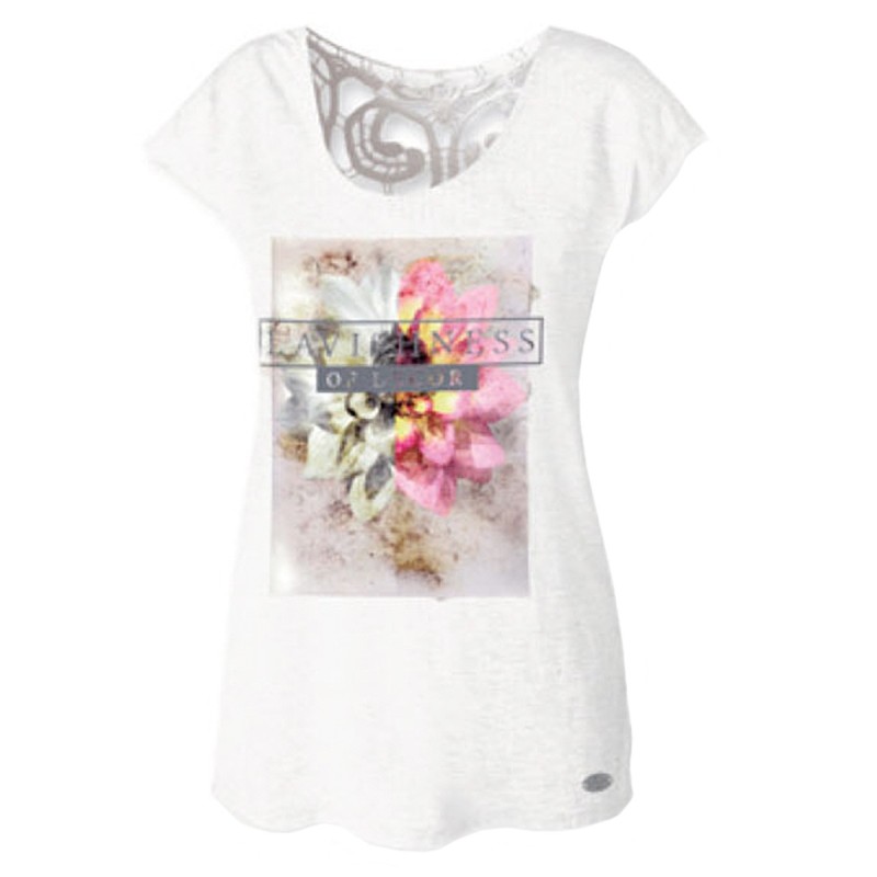 T-shirt Astrolabio CN8K Mujer blanco