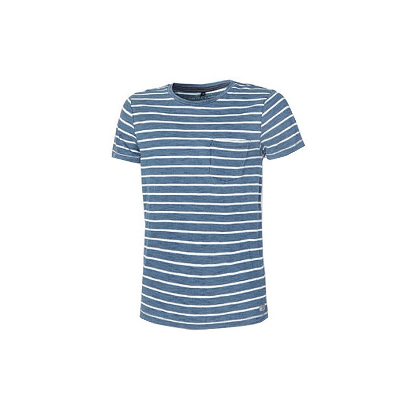 T-shirt Astrolabio CL9M Homme bleu-blanc