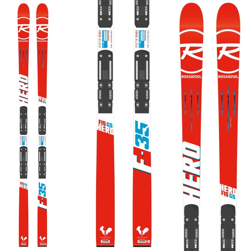 Esquí Rossignol Hero Fis GS (R21 WC) + fijaciones Spx15 Rockerflex