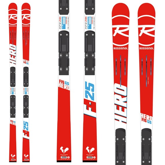 Ski Rossignol Hero Fis GS (R21 racing) + bindings Spx15 Rockerflex