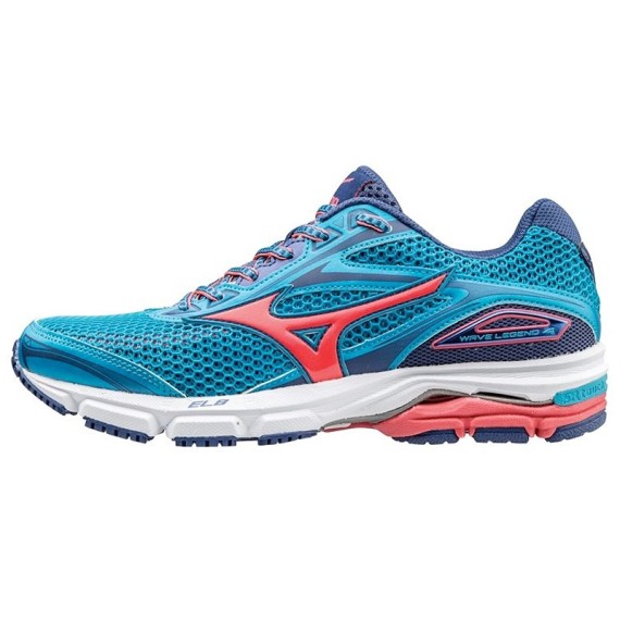 Running shoes Mizuno Wave Legend 4 Woman turquoise-pink