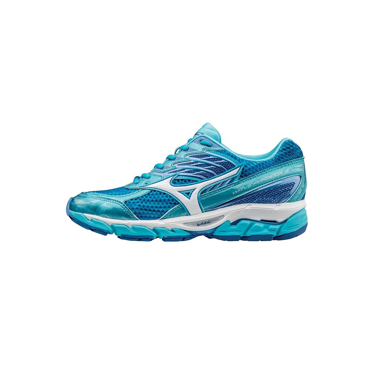 Running shoes Mizuno Wave Paradox 3 Woman light blue Bottero Ski EN