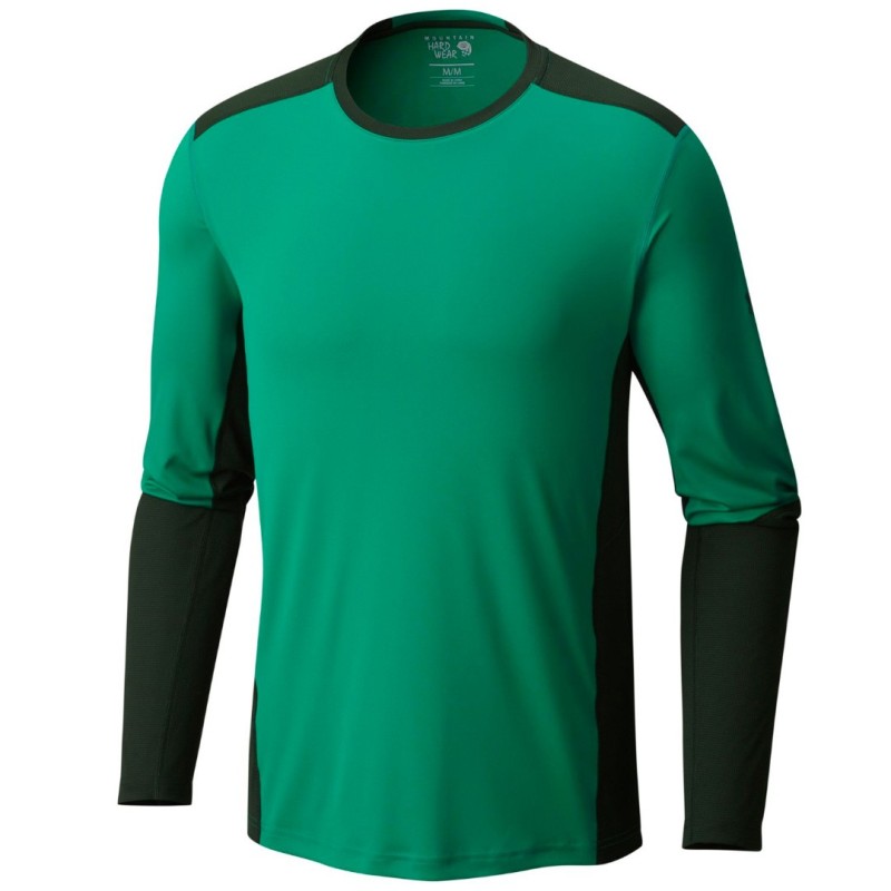 Trekking t-shirt Mountain Hardwear Photon Long Sleeve Man green