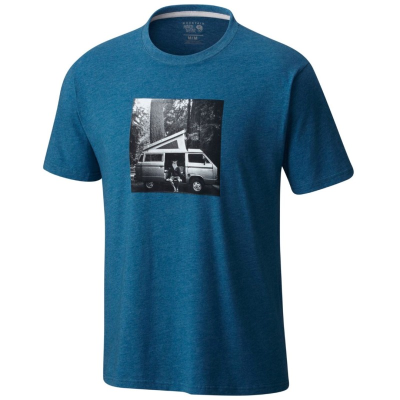T-shirt trekking Mountain Hardwear A Man and his Van Uomo blu