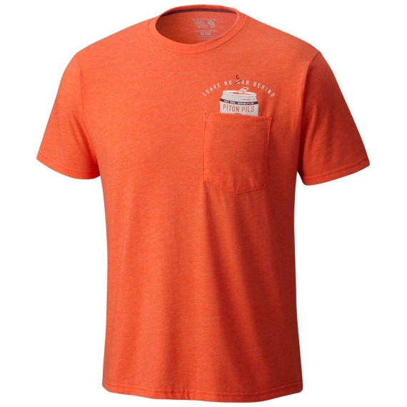 Trekking t-shirt Mountain Hardwear No one can left behind Man orange