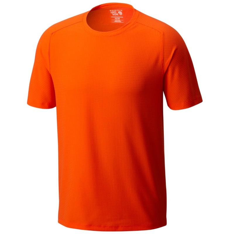T-shirt trekking Mountain Hardwear MHW AC Hombre naranja