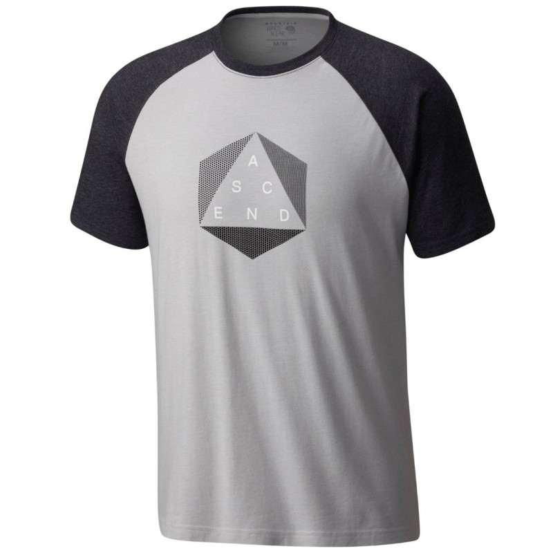 Trekking t-shirt Mountain Hardwear Ascend Blocked Man grey