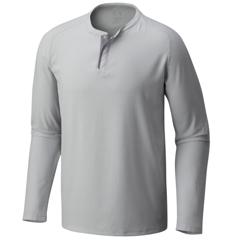 Trekking t-shirt Mountain Hardwear MHW AC Long Sleeve Man grey
