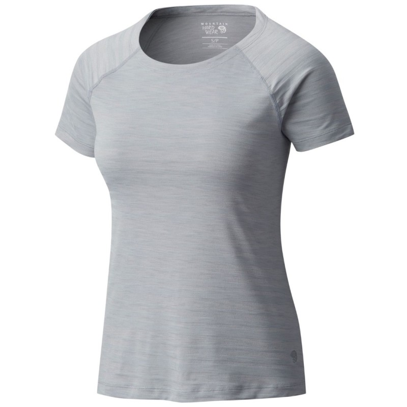 T-shirt trekking Mountain Hardwear Mighty Stripe Femme gris