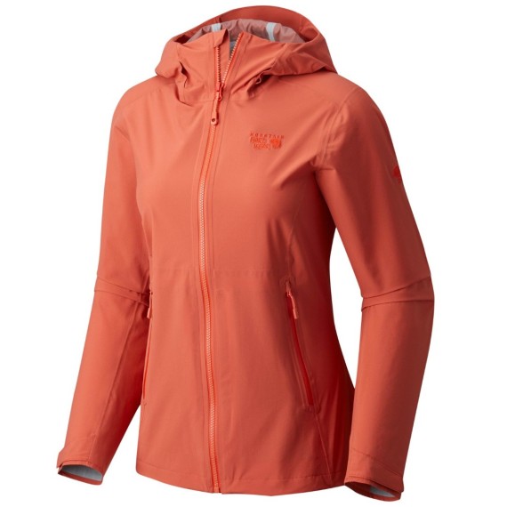 Trekking jacket Mountain Hardwear Stretch Ozonic Woman orange