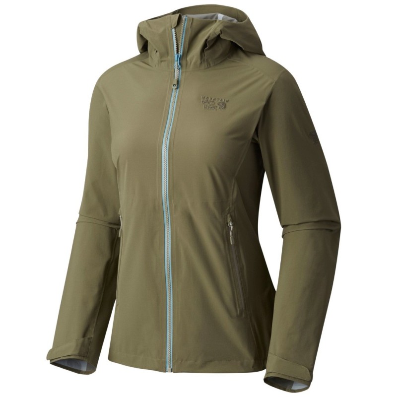 Trekking jacket Mountain Hardwear Stretch Ozonic Woman green