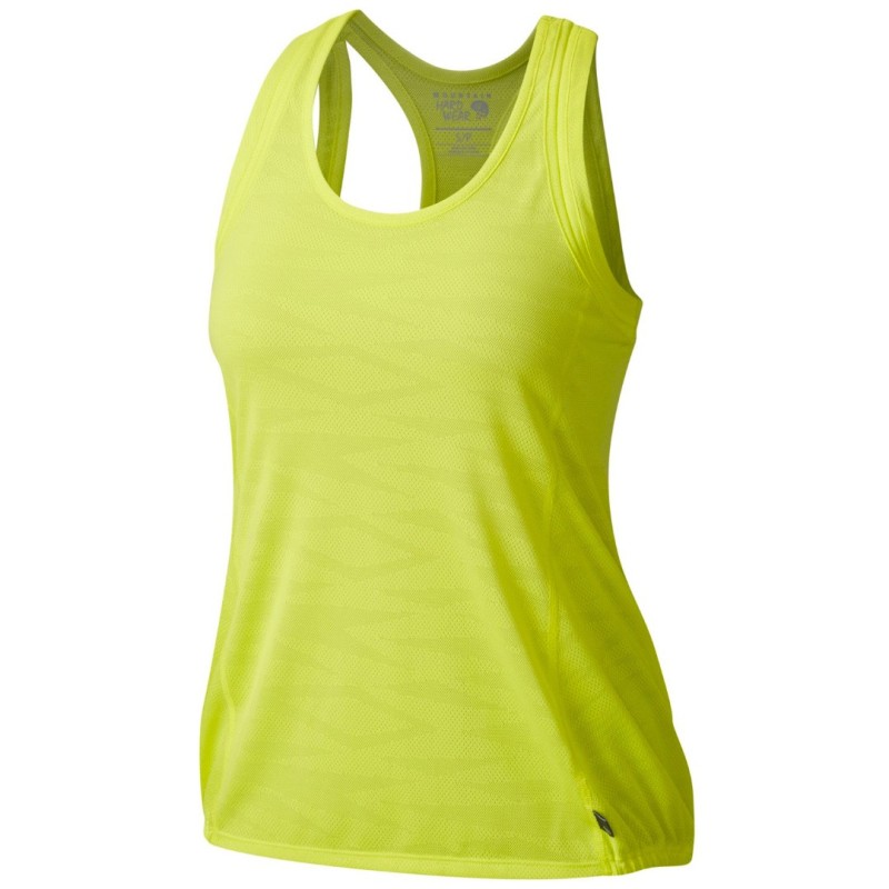 Camiseta trekking Mountain Hardwear Breeze AC Mujer amarillo