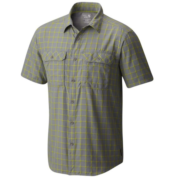 Trekking shirt Mountain Hardwear Canyon AC Short Sleeve Man green