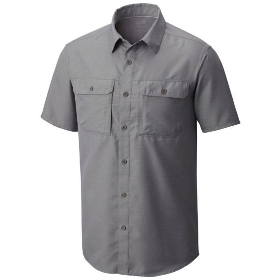 Trekking shirt Mountain Hardwear Canyon Short Sleeve Man grey