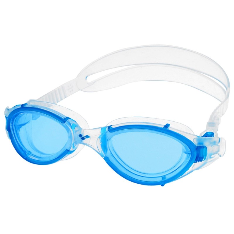 Occhialini piscina Arena Nimesis bianco-blu