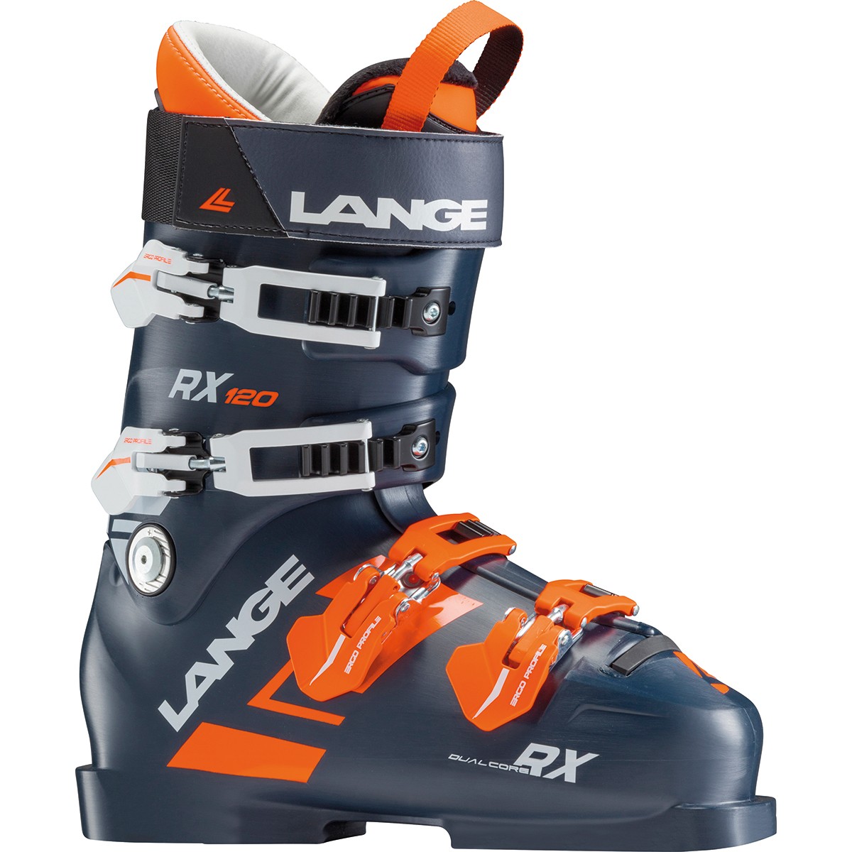 Scarponi sci Lange Rx 120 (Colore: nero-arancio, Taglia: 25.5)