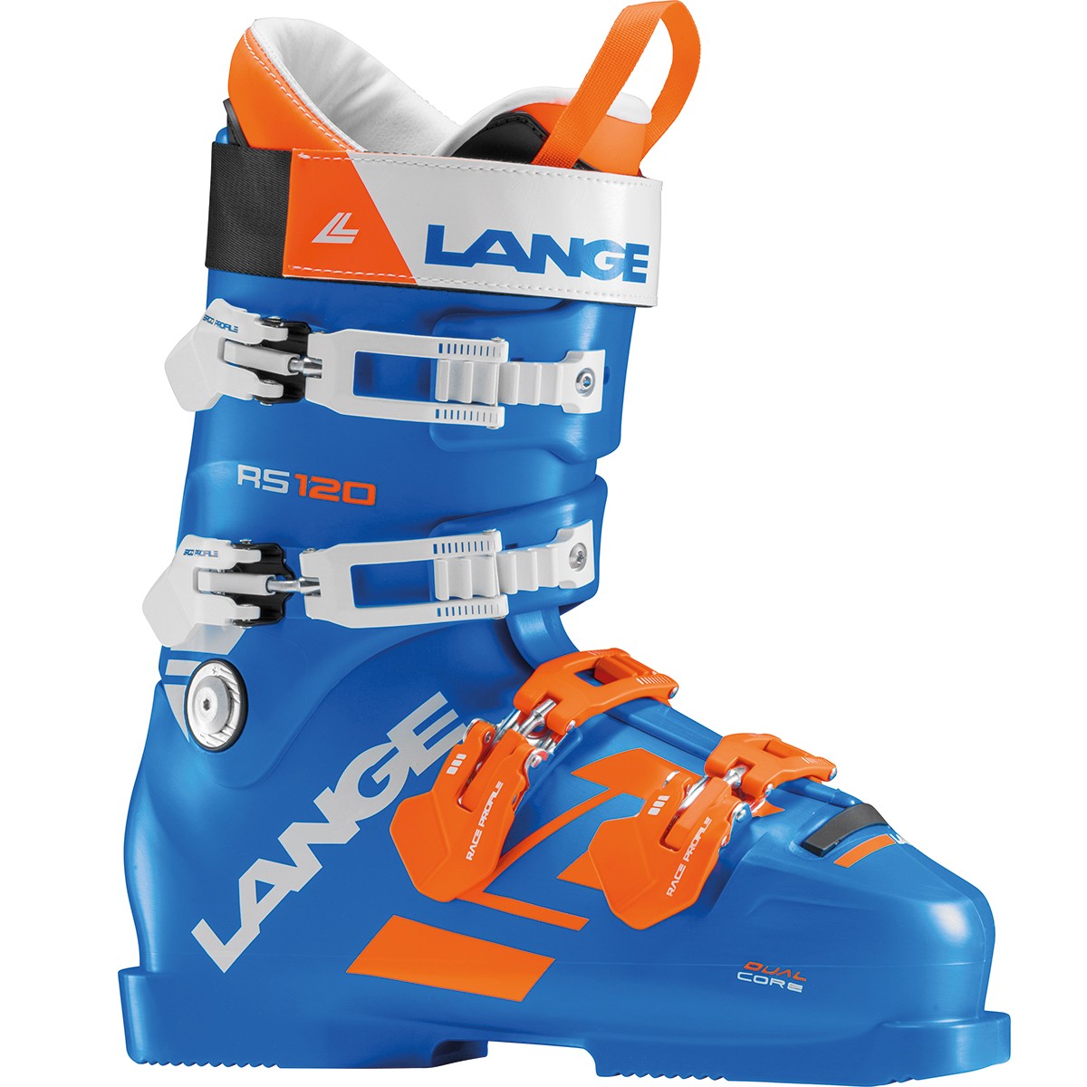 Scarponi sci Lange Rs 120 (Colore: blu-arancio, Taglia: 29)