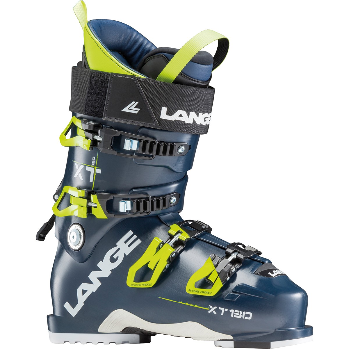 Scarponi sci Lange Xt 130e (Colore: nero-giallo fluo, Taglia: 30)