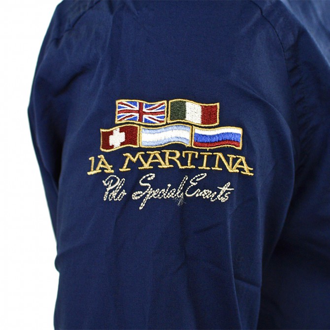 camicia La Martina Uomo Italia Team blu LA MARTINA Camicie