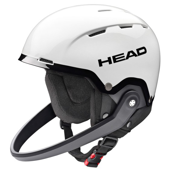 HEAD Casque ski Head Team SL + mentonnière blanc