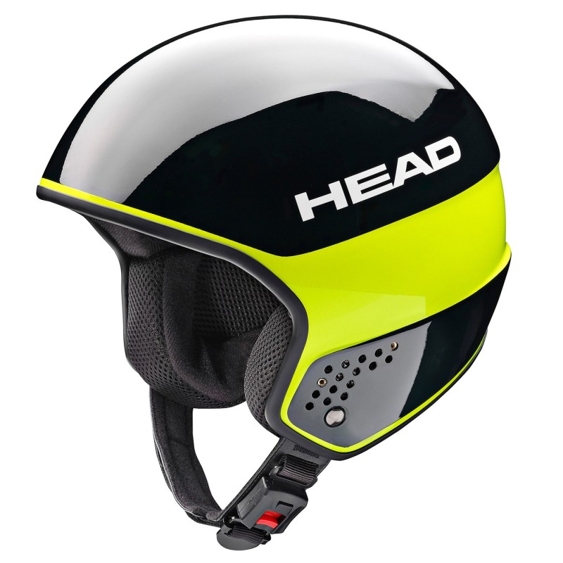 HEAD Casco esquí Head Stivot Race Carbon negro-lime