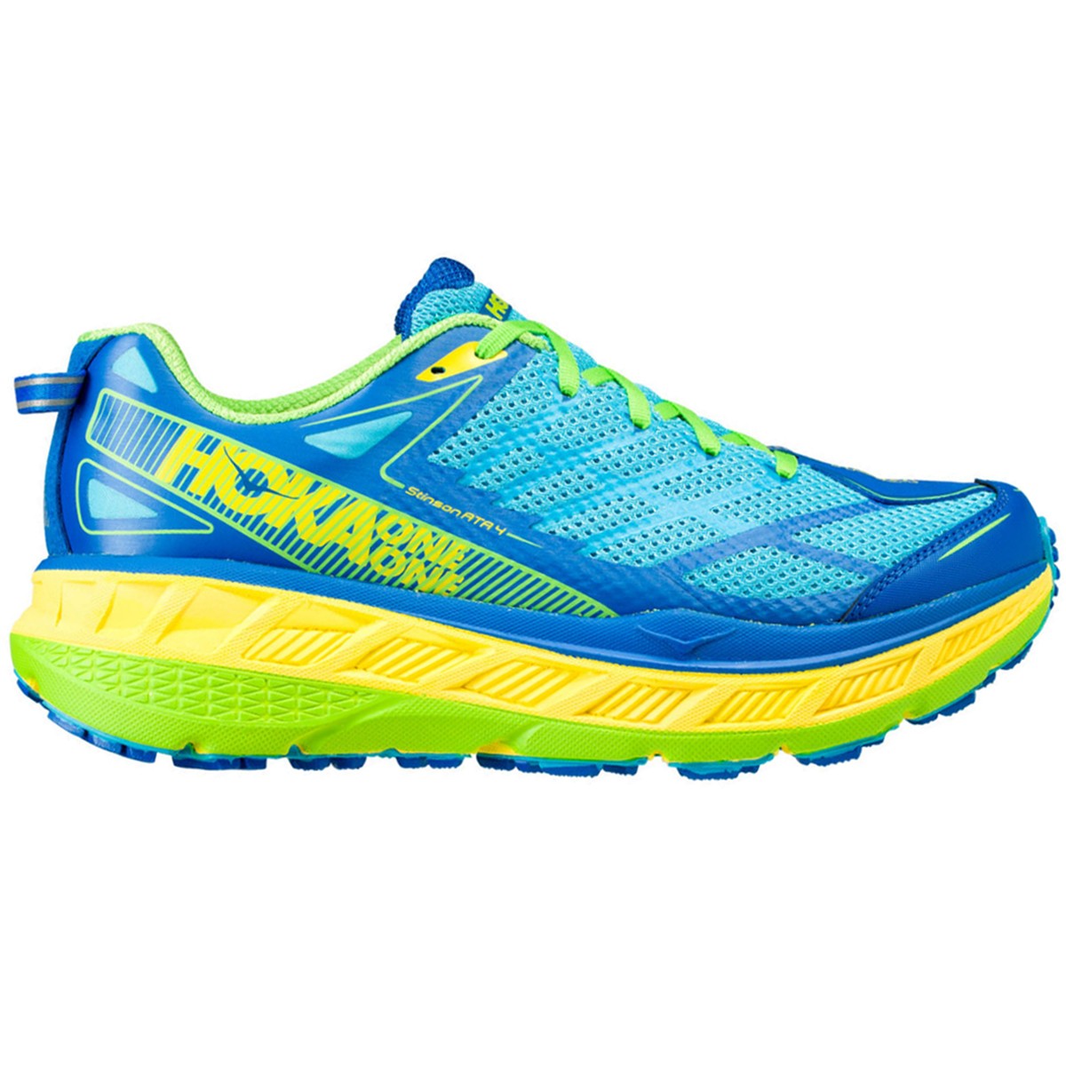 Trail running shoes Hoka One One Stinson ATR 4 Man light blue | EN