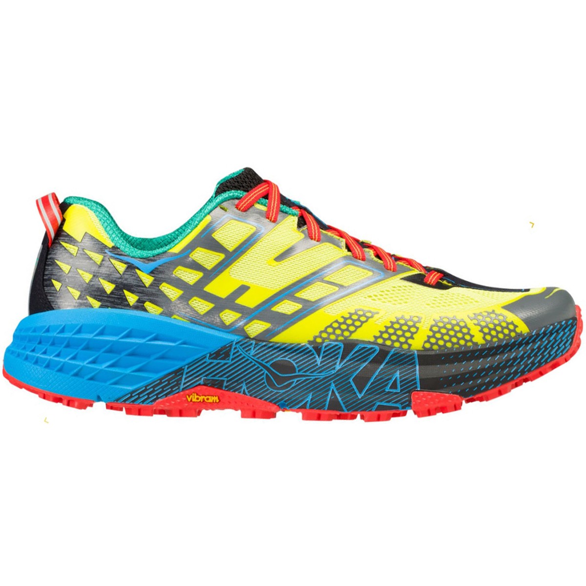 Trail running shoes Hoka One One Speedgoat 2 Man yellow | EN