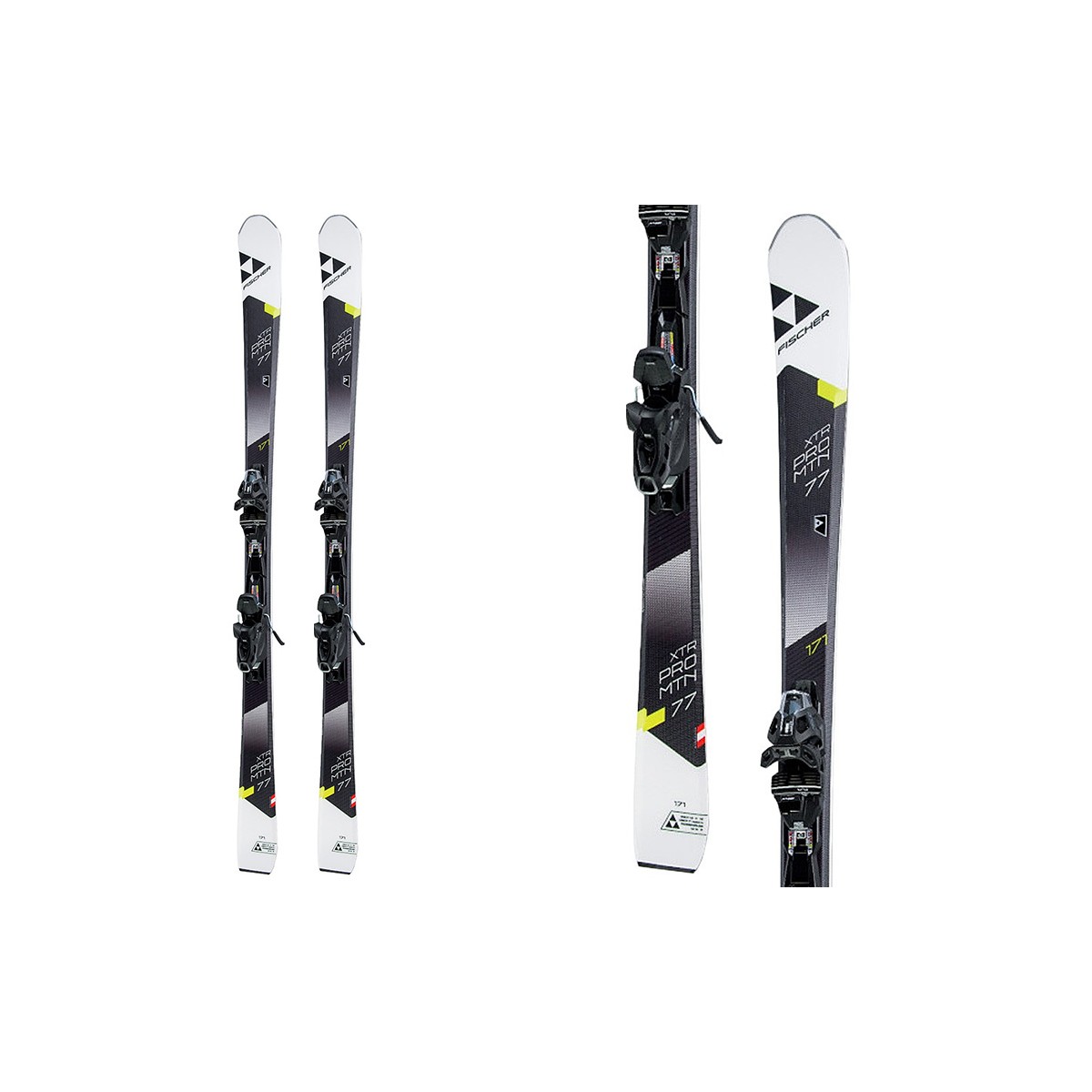 Ski Fischer Xtr Pro Mtn 77 + bindings Mbs 10 All mountain skis EN
