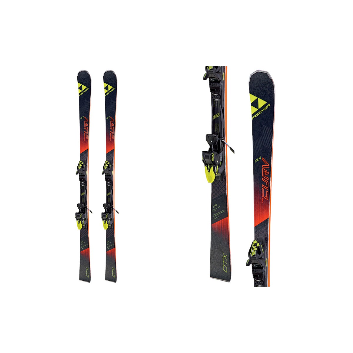Ski Fischer RC4 The Curv DTX + bindings RC4 Z12 EN Ski Fischer RC4 The Curv DTX + bindings RC4 Z12 EN