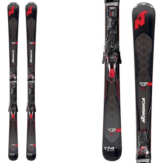 Ski Nordica Gt 80 Ti Evo + fixations Tpx 12 Evo