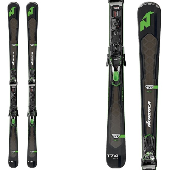 Ski Nordica Gt 76 Ti Evo + fixations Tpx 12 Evo