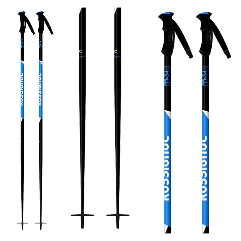 Bâtons ski Rossignol Tactic noir-bleu