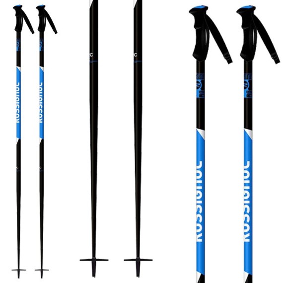 Bâtons ski Rossignol Tactic noir-bleu