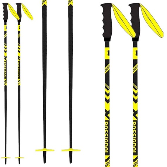 ROSSIGNOL Bâtons ski Rossignol Stove noir-jaune